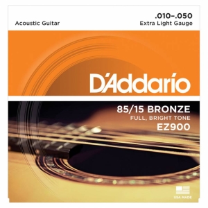 D'Addario EZ900 85/15 Bronze Akustik Gitar Teli (10-50)